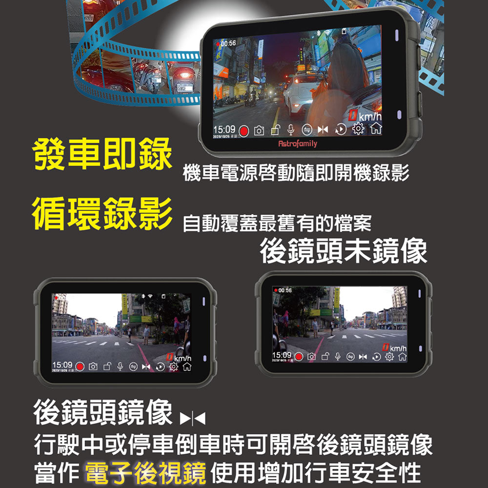 全網最低【支援CarPlay】ASTRO 星易科技 Libra 天秤座【贈128G+車牌架】前後雙鏡頭行車記錄器