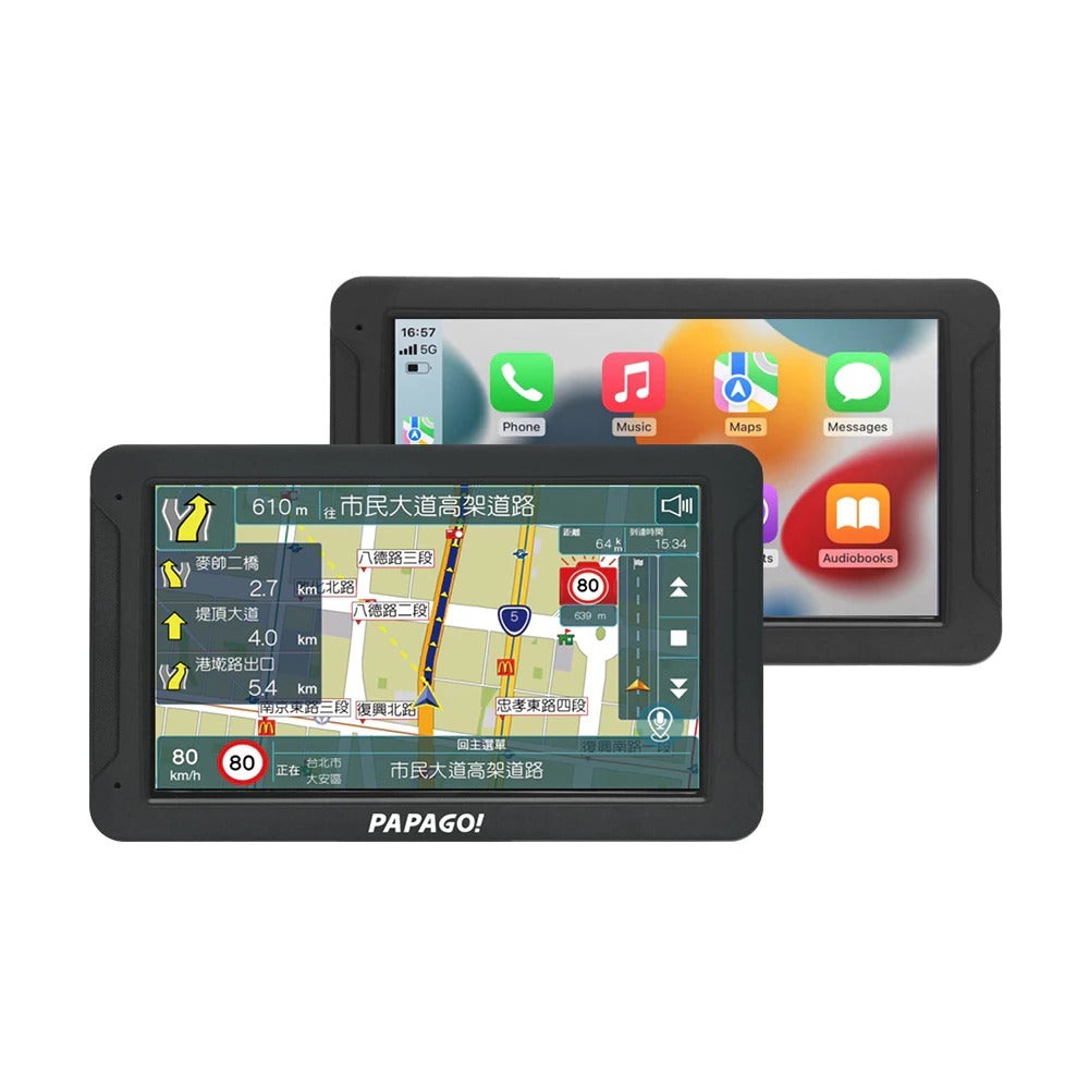 PAPAGO WAYGO 880【贈128G+2好禮】7吋衛星導航平板+行車錄影 WIFI聲控 CarPlay 測速預警