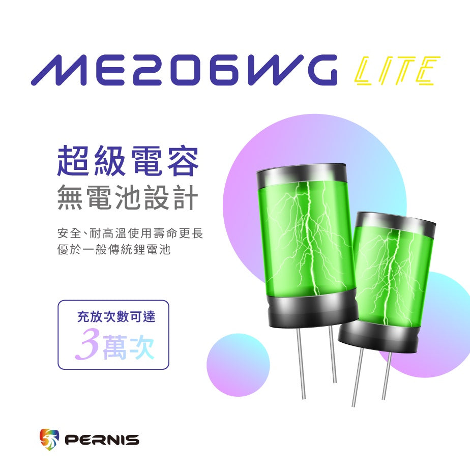 寶麗萊 PERNIS 鉑尼斯 ME206WG LiTE【贈128G】迷你鷹 1080P機車行車紀錄器
