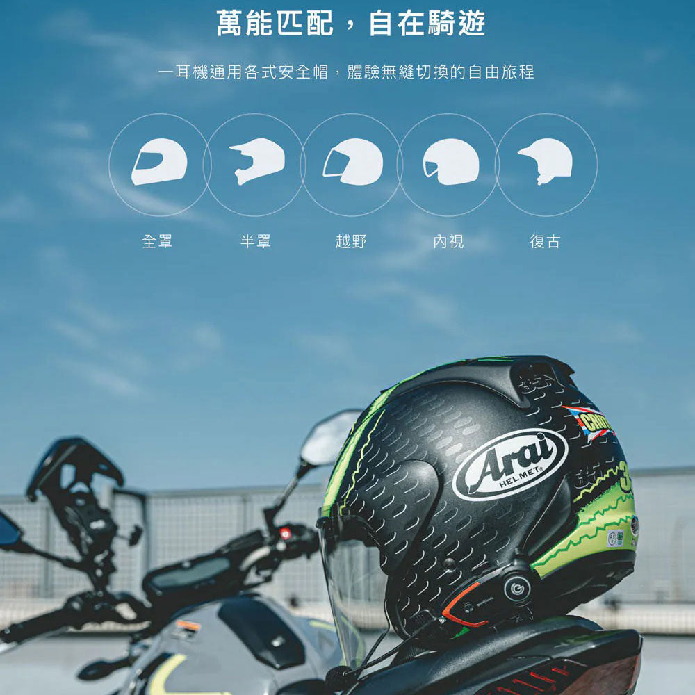 【高CP值】Grantclassic RideTune c300 我聽你講 安全帽藍牙耳機