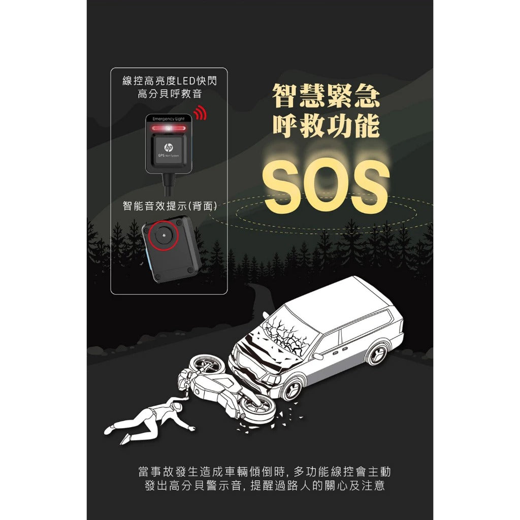 HP惠普 M700 Pro【贈128G記憶卡+車牌架】機車行車記錄器 前後2K SONY感光 登入保固三年