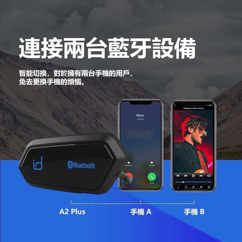 id221 MOTO A2 PLUS 安全帽藍牙耳機