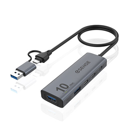 逸盛 eSENSE B502 A+C USB3.2 Gen2 Hub