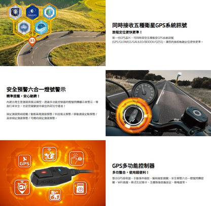 【三年保固｜贈64G】Mio MiVue M820WD 勁系列 HDR 星光級雙鏡頭機車行車記錄器